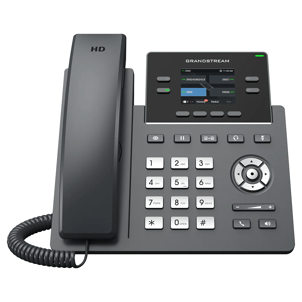 Teléfono IP de escritorio a color Grandstream GRP2612
